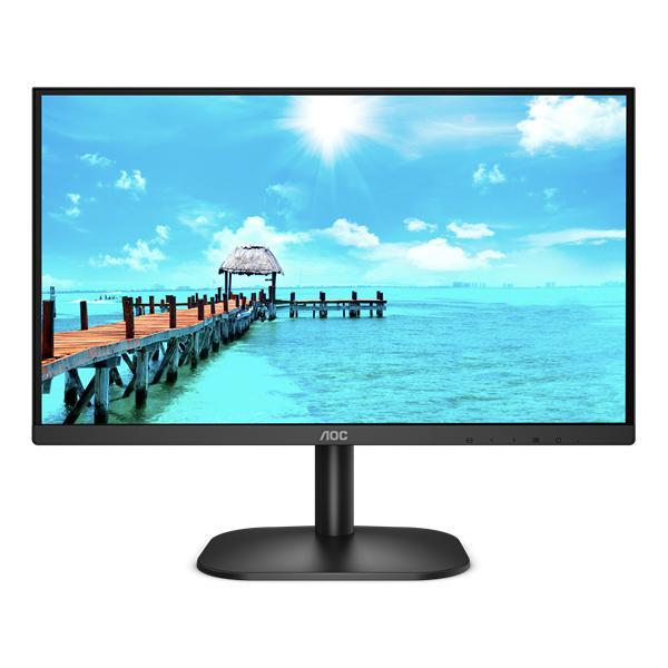 Монитор 23,8" AOC 24B2XH/EU 1920x1080@75Hz IPS LED 16:9 4ms VGA HDMI 20M:1 178/178 250cd 1000:1 Tilt Black - фото 1 - id-p220695426