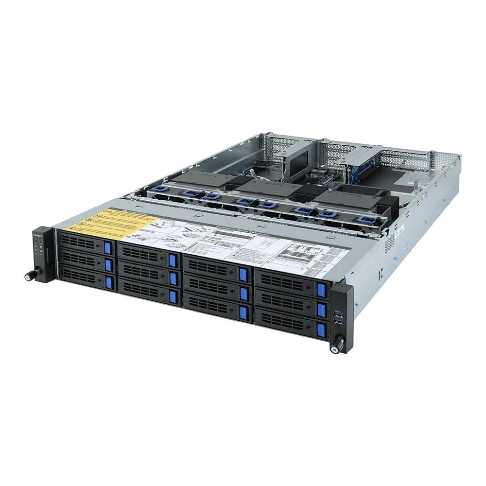 Платформа системного блока Gigabyte R282-Z93 2U, 2x Epyc 7002/7003 (up to 240W), 32x DIMM DDR4, 12x 3.5"