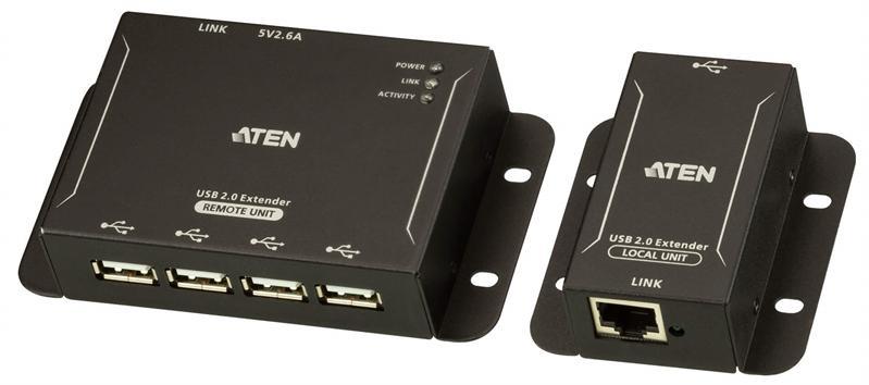 Удлинитель ATEN UCE3250-AT-G 4-Port USB 2.0 CAT 5 Extender (up to 50m) - фото 1 - id-p220695028