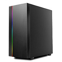 Корпус Winard 3075 MidiTower ATX, 2*USB2.0, Audio, RGB светящаяся полоска