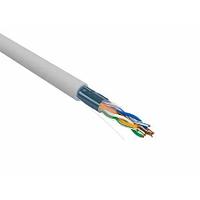 REXANT (01-0143-R) Кабель витая пара F/UTP, CAT 5e, PVC, 4PR, 24AWG, INDOOR, SOLID, серый, 305м