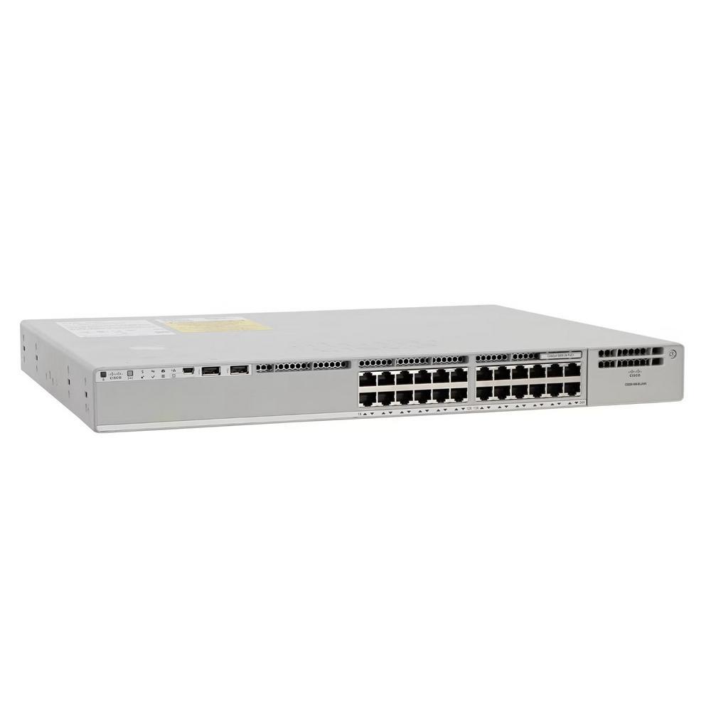 Коммутатор CISCO Catalyst 9200 24-port full PoE+, Modular uplink option, PS 1x600W, Network Essentials, PoE - фото 1 - id-p220695853