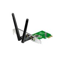 Адаптер беспроводной связи (Wi-Fi) ASUS PCE-N15 Wireless PCI-E Card 802.11n 300Mbps RTL {30}