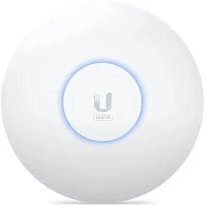 Точка доступа Wi-Fi Ubiquiti UniFi 6+ AP , 1 порт GbE RJ45, диапазоны 2,4 и 5 ГГц, 802.11a/b/g/n/ac/ax - фото 1 - id-p220695922