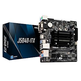 Материнская плата Asrock J5040-ITX 2xDDR4 mini-ITX AC`97 8ch(7.1) GbLAN+VGA+DVI+HDMI