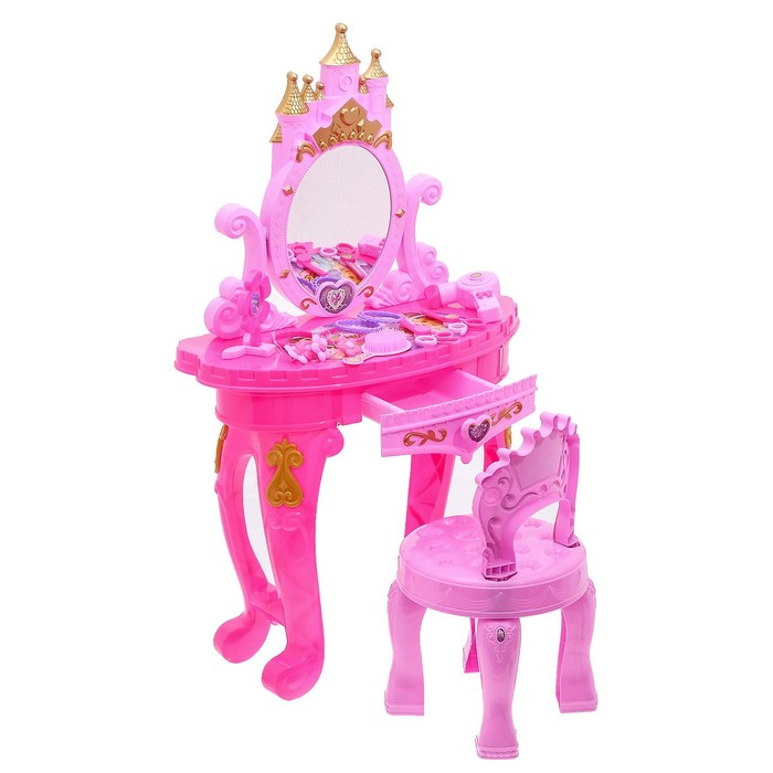 Игровой набор «Столик принцессы», со стульчиком - фото 2 - id-p220696233