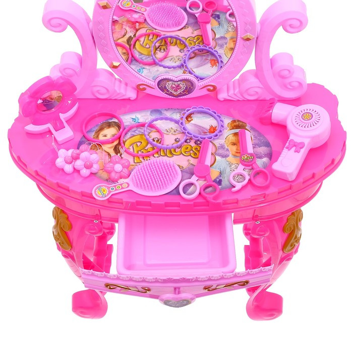 Игровой набор «Столик принцессы», со стульчиком - фото 4 - id-p220696233