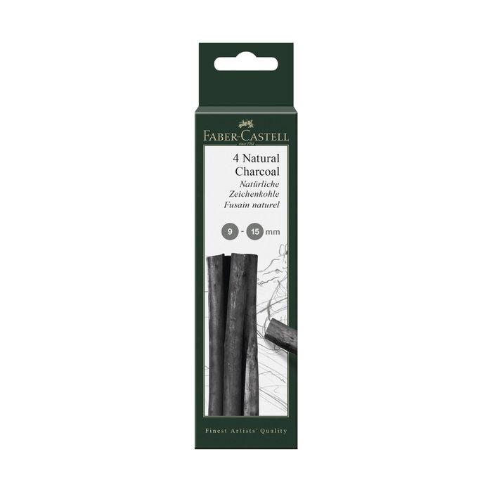 Уголь натуральный набор Faber-Castel PITT® Monochrome Charcoal, 3 штуки, 9-15 мм - фото 1 - id-p220696399