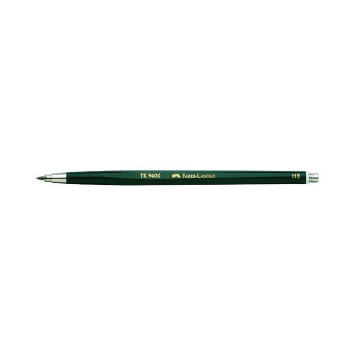 Карандаш цанговый 2.0 мм Faber-Castell TK® 9400 HB зелёный - фото 1 - id-p220696407