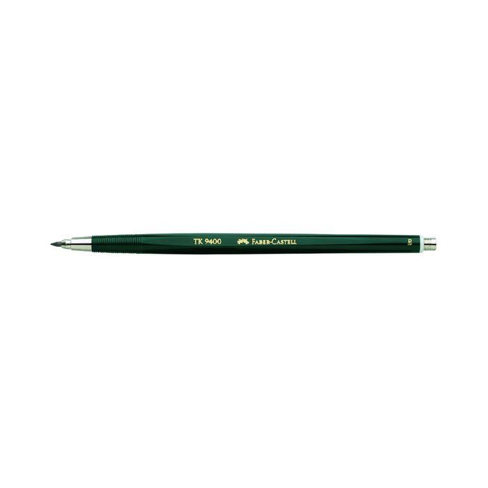 Карандаш цанговый 2.0 мм Faber-Castell TK® 9400 B зелёный - фото 1 - id-p220696409