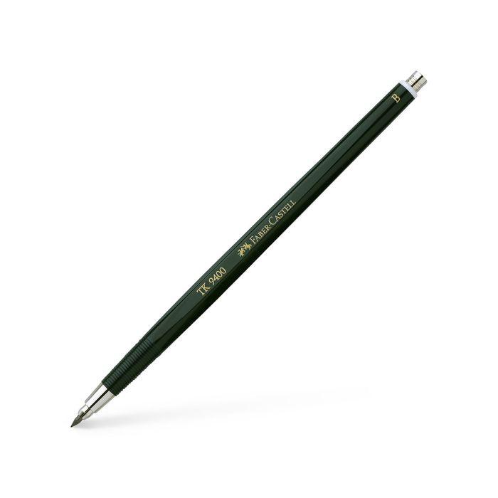 Карандаш цанговый 2.0 мм Faber-Castell TK® 9400 B зелёный - фото 2 - id-p220696409