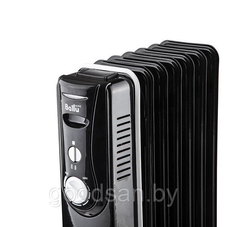 Масляный радиатор Ballu Modern BOH/MD-07BBN 1500 (7 секций) черный цвет - фото 3 - id-p220697078
