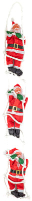 Подвеска новогодняя Ausini Три Деда Мороза на лестнице / FQ70-1 - фото 1 - id-p220698095