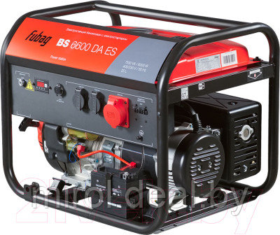 Бензиновый генератор Fubag BS 6600 DA ES с электростартером - фото 1 - id-p220698552