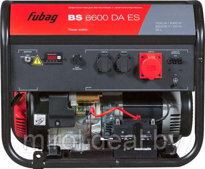Бензиновый генератор Fubag BS 6600 DA ES с электростартером - фото 2 - id-p220698552
