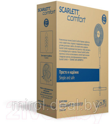 Вентилятор Scarlett SC-SF111B40 - фото 2 - id-p220698441