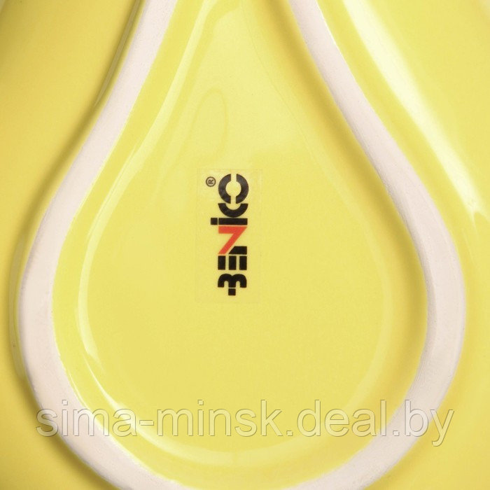 Тарелка керамическая "Груша", глубокая, желтая, 21 см, 1 сорт, Иран - фото 4 - id-p220699706