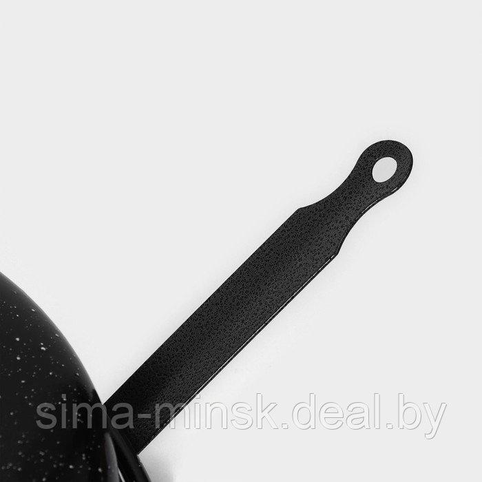 Сковорода- гриль Healthy grill, d=33 см, эмалированное покрытие, цвет чёрный - фото 3 - id-p220699755