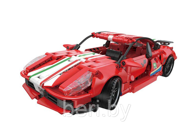 DZ7014 Конструктор Zhe Gao Technic Ferrari на радиоуправлении, Аналог Лего Technic - фото 3 - id-p220699857