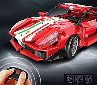 DZ7014 Конструктор Zhe Gao Technic Ferrari на радиоуправлении, Аналог Лего Technic