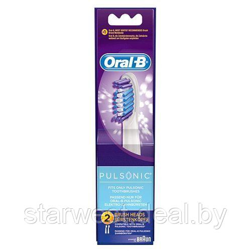 Oral-B Braun Pulsonic 2 шт. Насадки для звуковых электрических зубных щеток SR32-2 - фото 2 - id-p163650007