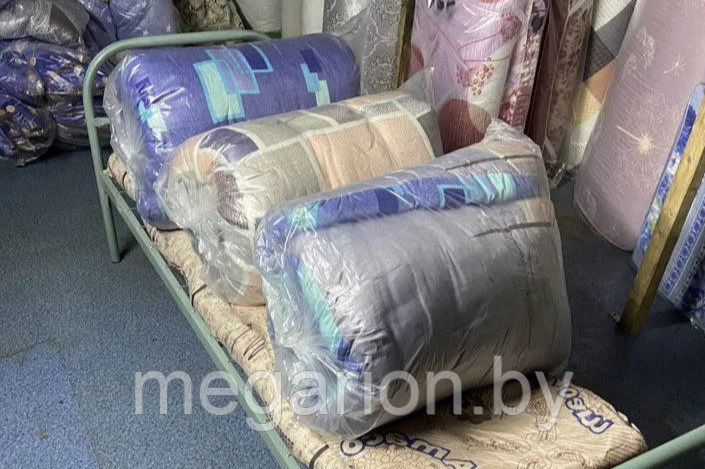 Комплект спальный рабочий, матрас, одеяло, подушка постельное белье для строителей и вахтовиков - фото 8 - id-p220700380