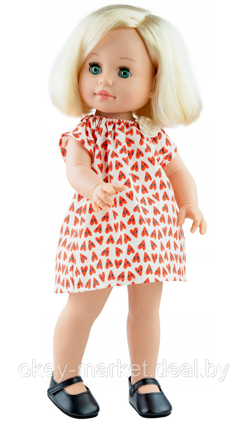 Кукла Лейре в платье с сердечками , 42 см Paola Reina - фото 3 - id-p220700492