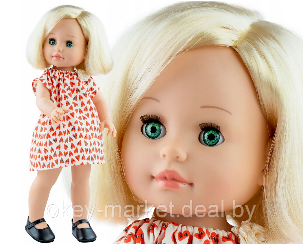 Кукла Лейре в платье с сердечками , 42 см Paola Reina - фото 4 - id-p220700492