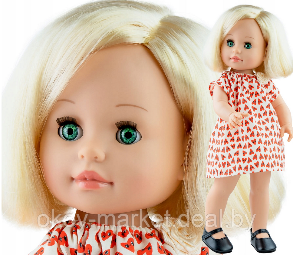 Кукла Лейре в платье с сердечками , 42 см Paola Reina - фото 5 - id-p220700492