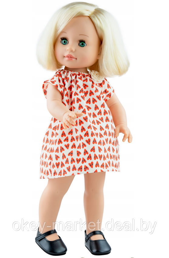 Кукла Лейре в платье с сердечками , 42 см Paola Reina - фото 1 - id-p220700492