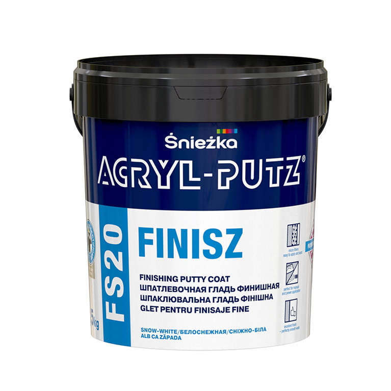 Шпатлевка Sniezka Acryl-Putz® FS20 Finisz (1,5 кг) - фото 1 - id-p220701749