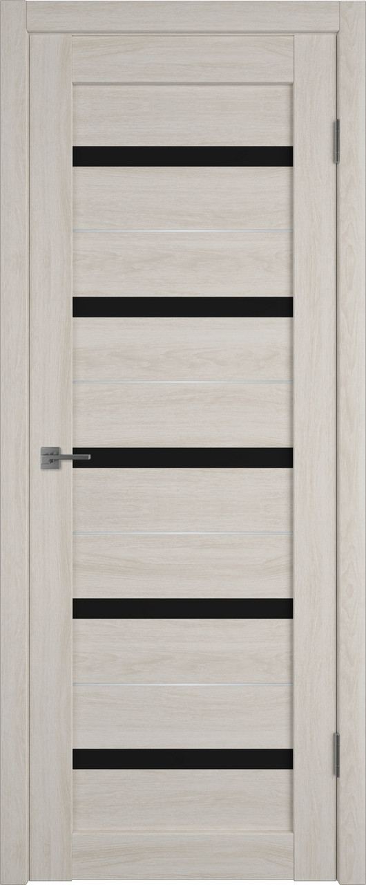 Atum Pro Atum Pro AL7 BLACK gloss 800*2000 Scansom Oak молдинг серебро