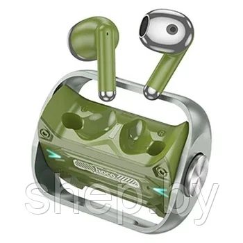 Беспроводные наушники Hoco EW55 TWS цвет: зеленый хаки, золото, серебро NEW!!! - фото 5 - id-p220702800