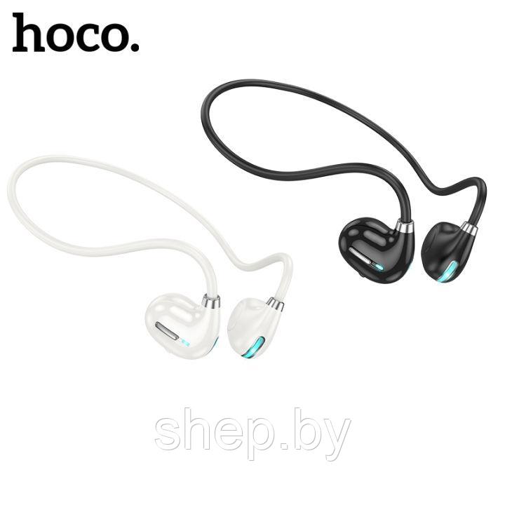 Беспроводные наушники Hoco ES68 (спортивные) цвет: черный, белый - фото 7 - id-p220702815