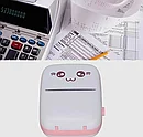 Мини принтер портативный термопринтер для этикеток и наклеек карманный фотопринтер для телефона, фото 2