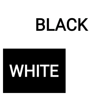 BLACK & WHITE 