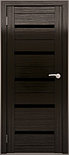 Двери межкомнатные экошпон Амати М1 Черное стекло, фото 3