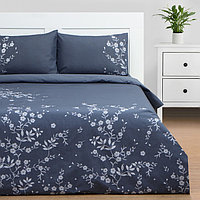 Постельное бельё Этель 1,5 сп Floral print, 143х215 см, 150х214 см, 50х70 см 2 шт, поплин