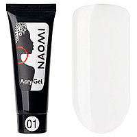 NAOMI ACRYGEL В ТУБЕ, 15ГР (01 ПРОЗРАЧНЫЙ)