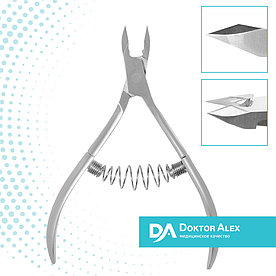 КУСАЧКИ ДЛЯ КОЖИ Doktor Alex, СПИРАЛЬНАЯ ПРУЖИНА 8 ММ, С-0812