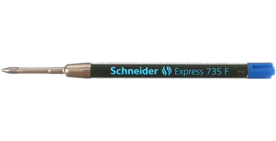 Стержень для шариковых автоматических ручек Schneider Express 735 98 мм, пулевидный, синий