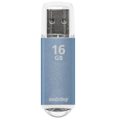 USB Flash накопитель 16Gb SmartBuy V-Cut (SB16GBVC-B) голубой - фото 1 - id-p220718549