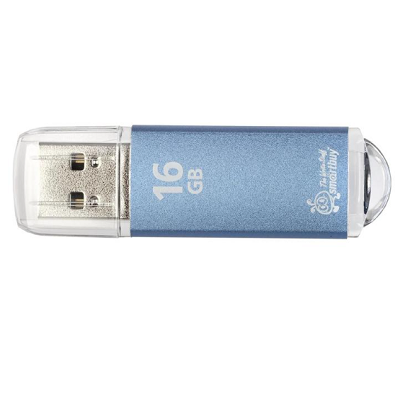 USB Flash накопитель 16Gb SmartBuy V-Cut (SB16GBVC-B) голубой - фото 2 - id-p220718549