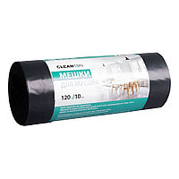 Мешки для мусора Cleanton ПВД, 120л, 40мкм, 10шт, черные