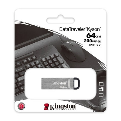 USB-накопитель Kingston DataTraveler Kyson 64GB (DTKN/64GB) - фото 3 - id-p220718513