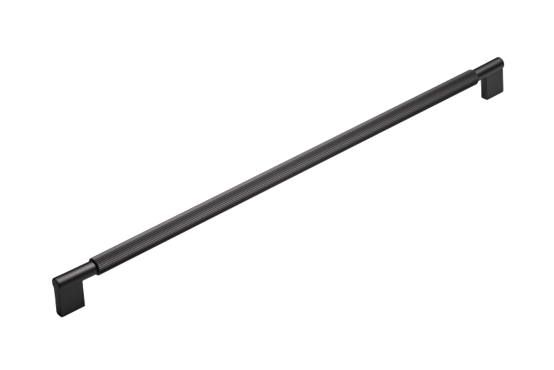 Ручка мебельная CEBI A1243 480 мм STRIPED (в полоску) цвет MP24 черный