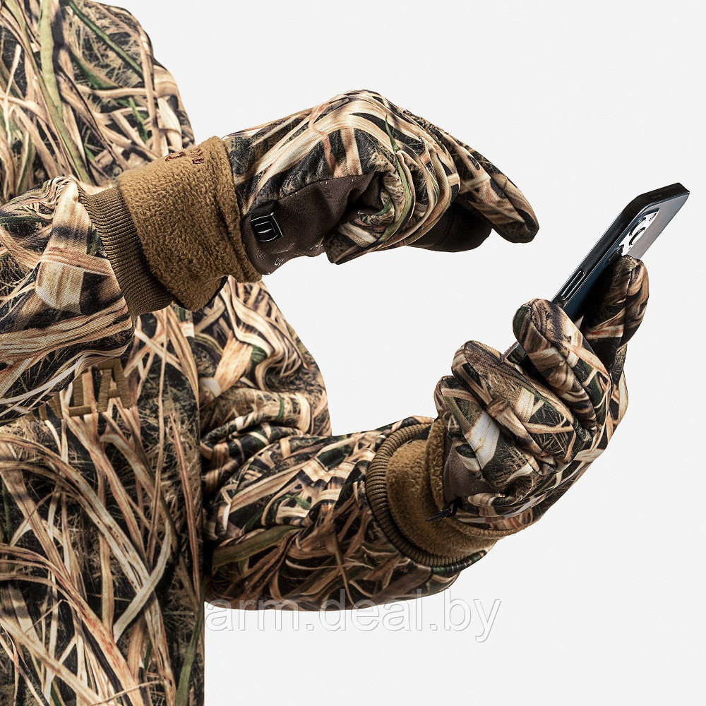 Перчатки Duck Mania Gunner NW4 (темный камыш) для охоты L