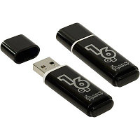 USB-накопитель 16GB Smartbuy Glossy Series (SB16GBGS-K) черный