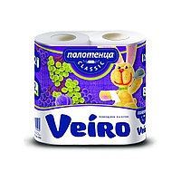 Полотенца бумажные "Veiro Classic", 2 слоя, 2 рулона