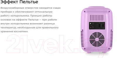 Холодильник для косметики Kitfort KT-3163-3 - фото 7 - id-p220724185